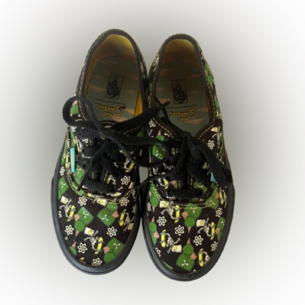 Kids Simpsons Glow in the Dark Vans
